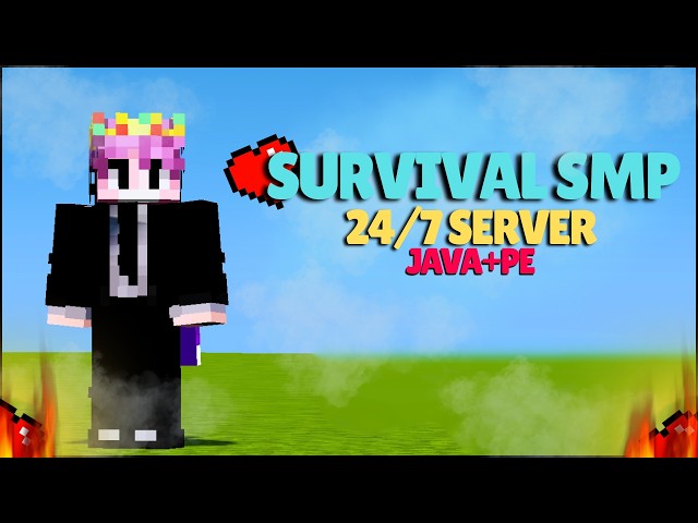 Minecraft Public SMP LIVE  24/7 🔥 | Java + PE | Join Fast 🚀 | Road to 2K