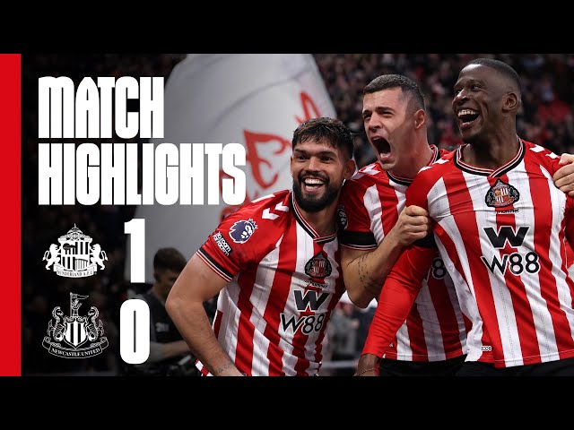 Wear–Tyne Derby Delight | Sunderland AFC 1 - 0 Newcastle United | Premier League Highlights