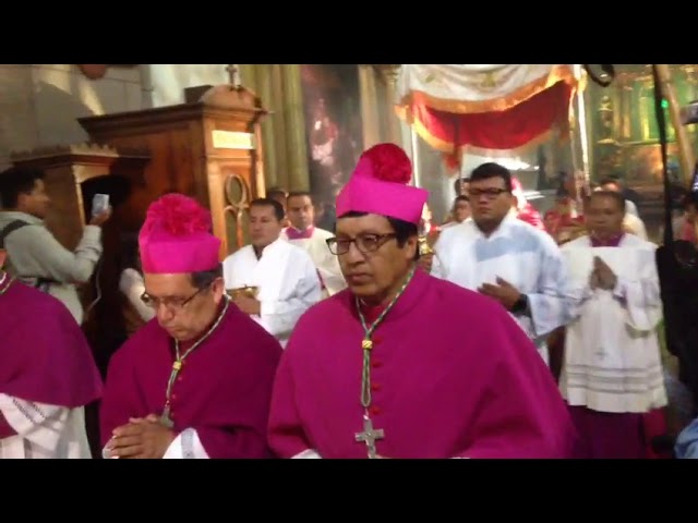 Arrastre de Caudas se celebró en la Catedral Metropolitana de Quito