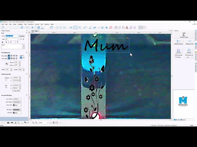 Engraving a pendant with MagicArt 7