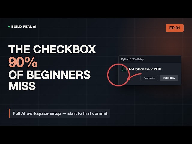 Build Real AI - Set Up Your AI Workspace the Right Way