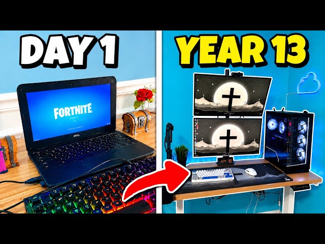 13 Year Gaming Setup Progression...