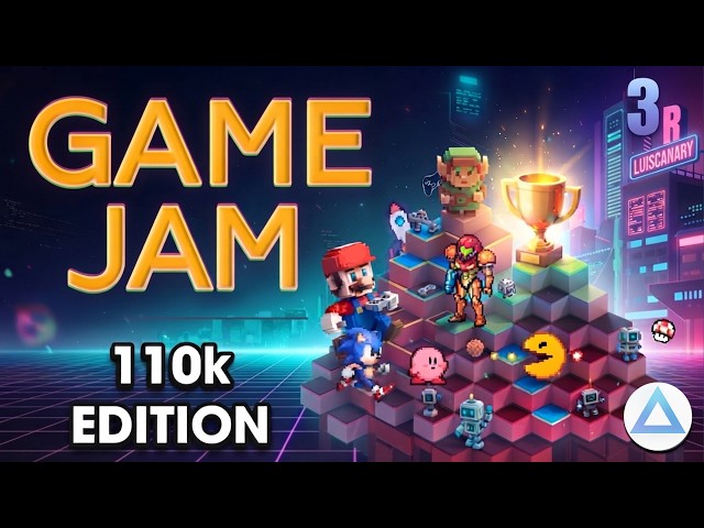 🎮 The LuisCanary 110K Game Jam Begins! 🎉 | Create a video game in 2 weeks and win prizes