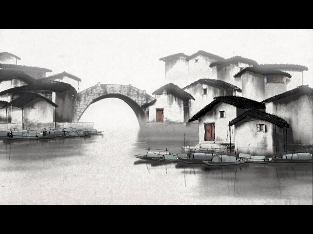 Living Chinese Ink Painting