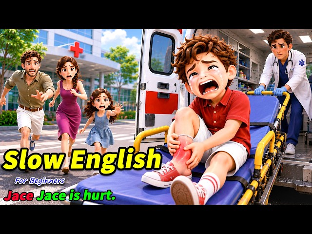 🔴 LIVE 24/7 | What Happened to Jace? 😭🚑 | Slow English Story for Beginners (A2)
