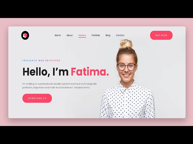 How To Create Personal Portfolio Website Just Using Html & CSS