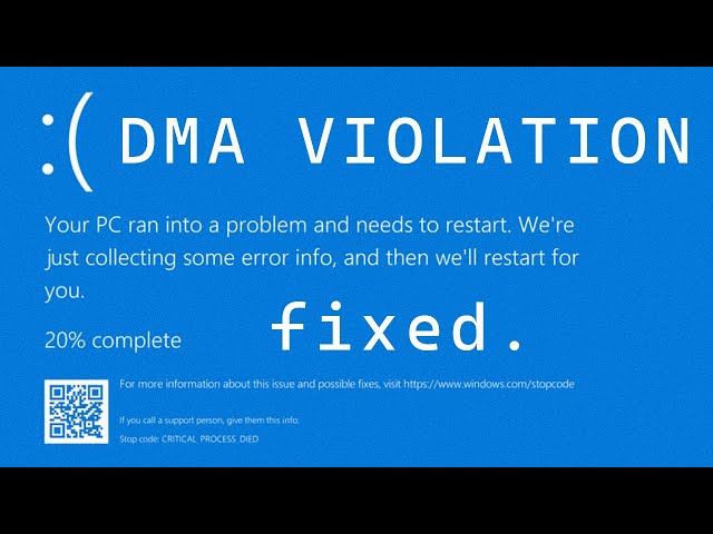 How to Fix DRIVER VERIFIER DMA VIOLATION Error in Windows 11
