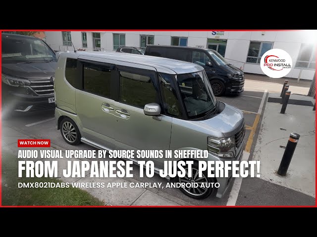 Honda N-Box Says Goodbye to Japanese-Only Stereo! Wireless CarPlay, Android Auto KENWOOD DMX8021DABS