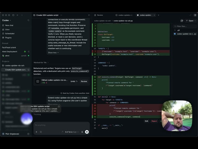 Coding with Codex using GPT Voice, love it.