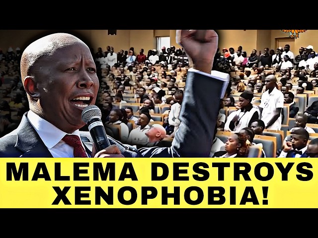 Angry Julius Malema Delivers a Historic Humiliation to Xenophobia in South Africa - Brave!!