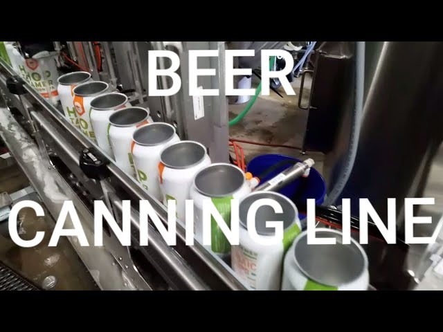 Microbrewery Canning! Beer Canning Line