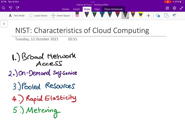 The 5 Essential Characteristics of Cloud Computing - NIST Framework