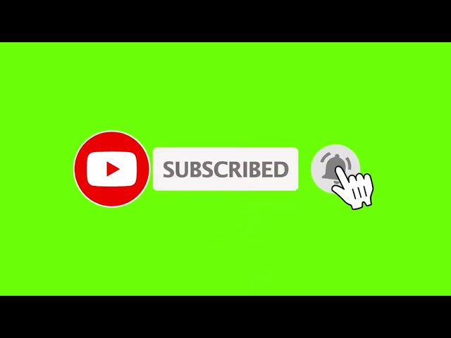How To Make A Green Screen Subscribe Button