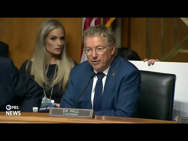 WATCH: Sen. Paul questions Dr. Anthony Fauci in hearing on COVID response