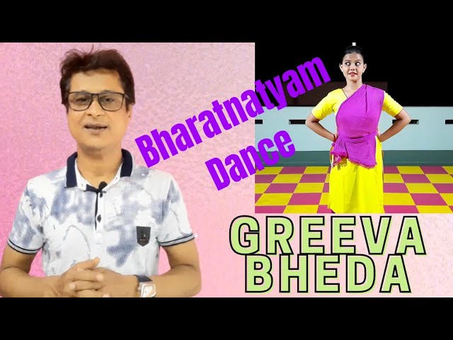 GREEVA BHEDA IN BHARATANATYAM DANCE | Neck Movements / Griba Bheda Bharatnatyam Dance Basics