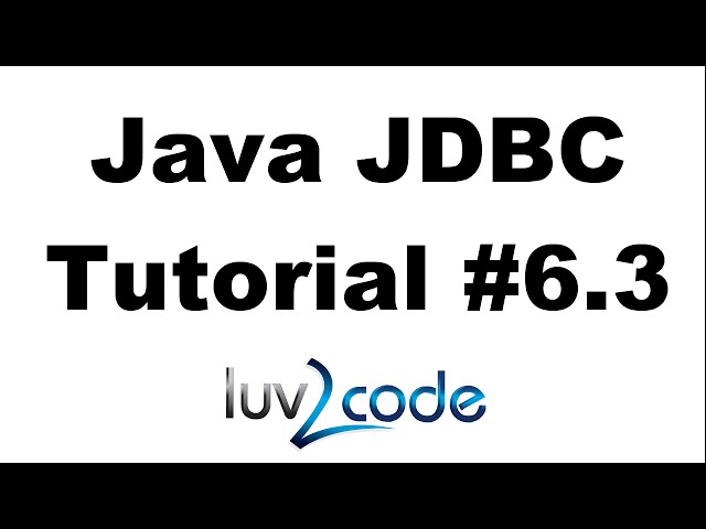 Java JDBC Tutorial – Part 6.3: Calling MySQL Stored Procedures with Java