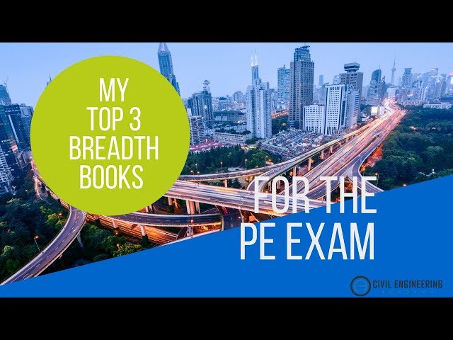 My Top 3 Breadth Books for the PE Exam