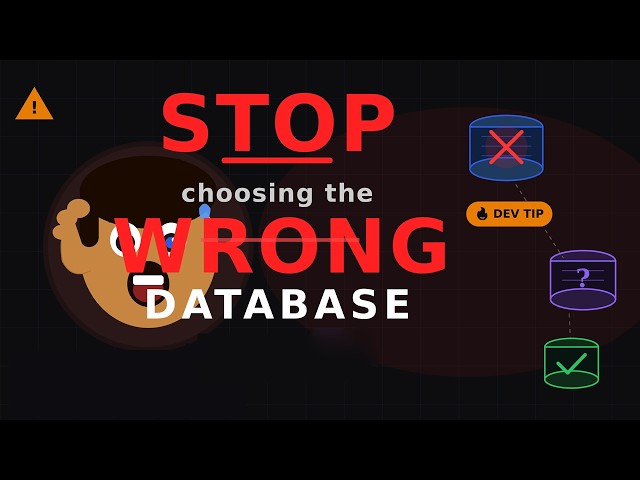 Stop Choosing the Wrong Database for Your Backend!