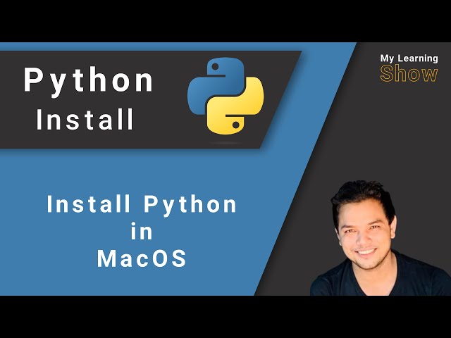 Install python in macOS | Python - Class 12th CBSE | Chapter 0