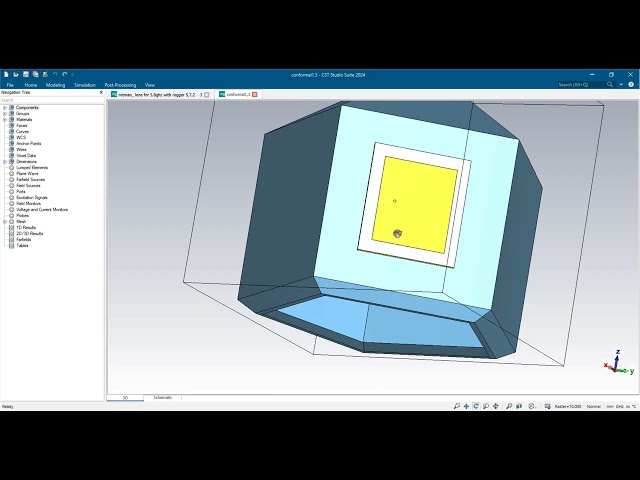 360 degree coverage patches array antenna design for 5.8 gh in cst