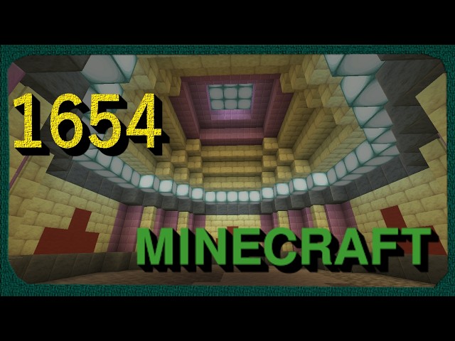 Lets Play Minecraft Episode - 1654 Round room and staircase