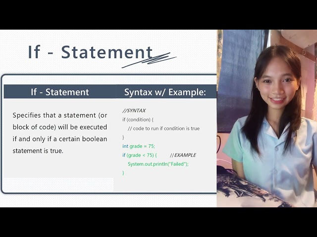 Conditional Control Structure