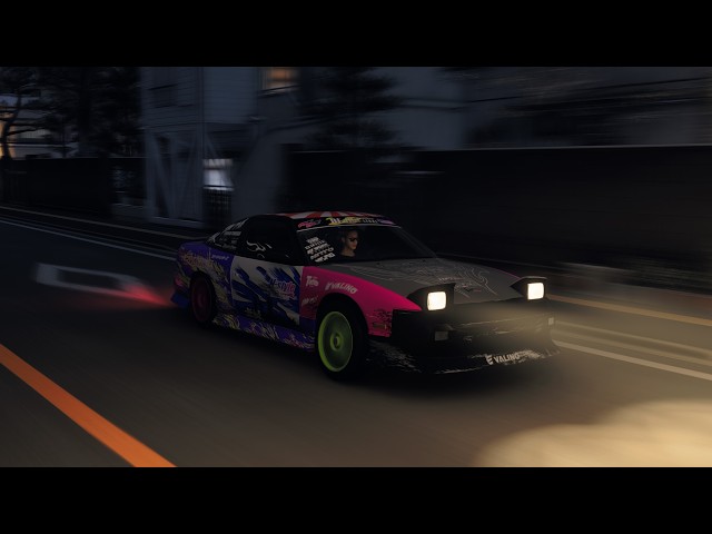Touge Street Drifting on Forza 6, Wheel Gameplay