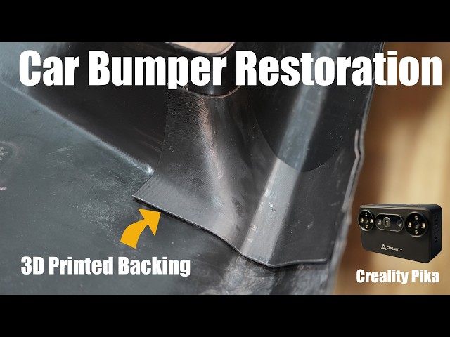 Creality Pika Fitting Test – Car Bumper Restoration