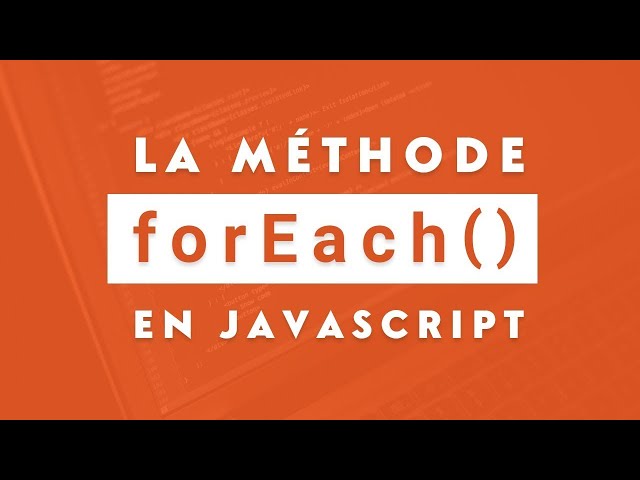 Must Know JavaScript Array Methods foreach ()