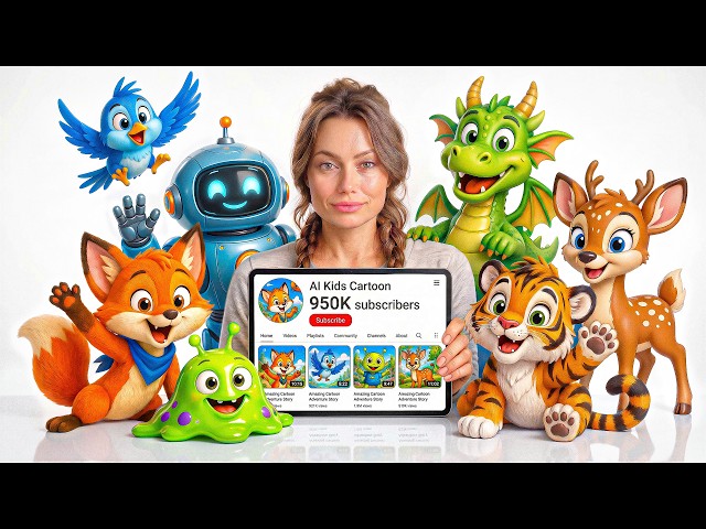 How To Start a Kids Animation Channel With AI (Full Tutorial)