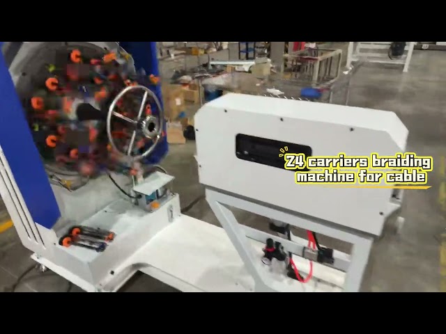 24 carriers braiding machine for cable #braidingmachine