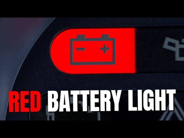 Red Battery Light Stays ON - Check These 5 Things First