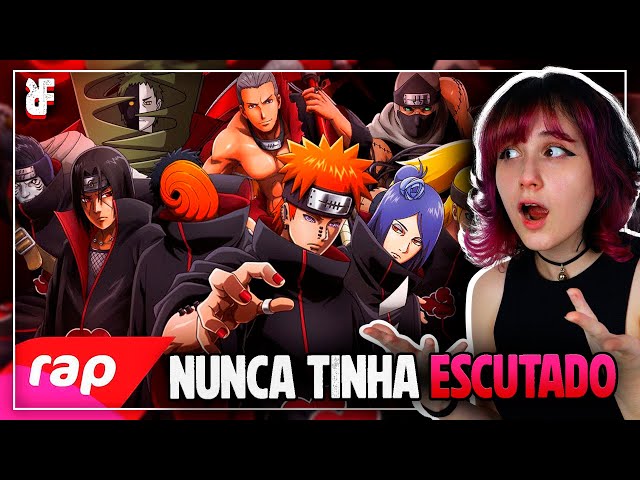 FIQUEI SURPRESA com o “RAP DA AKATSUKI OS NINJAS MAIS PROCURADOS DO MUNDO (7MINUTOZ)” | FERU REACT