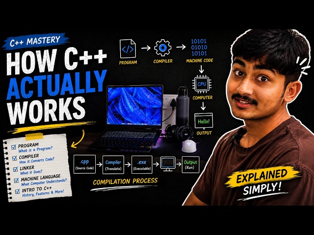 How C++ Actually Works | Program, Compiler & Machine Code Explained