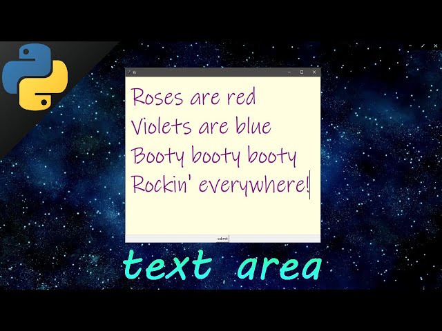Learn Python tkinter GUI text areas easy 📒