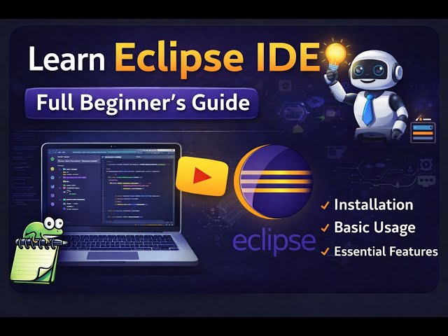 Eclipse IDE Tutorial for Beginners | Java Development Step by Step