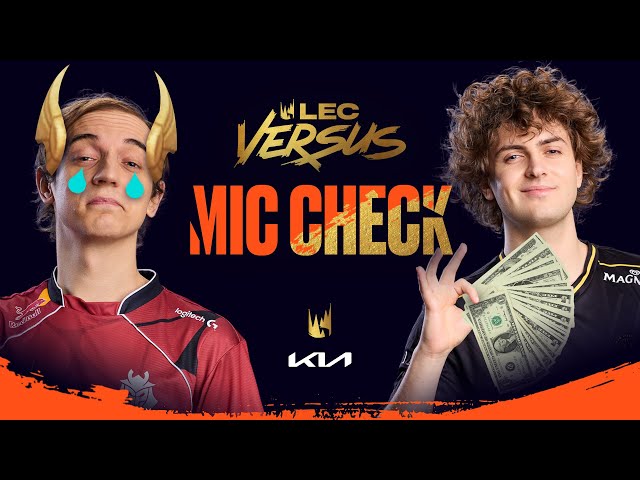 Caps pulled a Larssen? | Kia Mic Check | 2026 LEC Versus Week 1