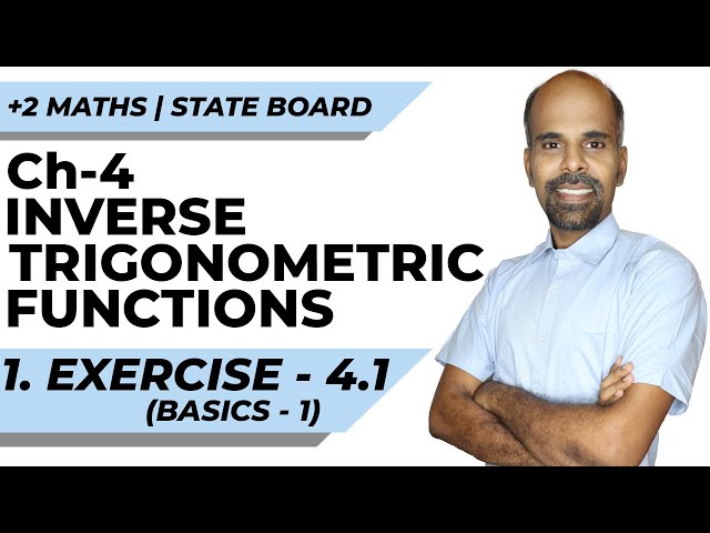 12th | Basics 1 | Inverse Trigonometric Functions | State Board | Ram Maths
