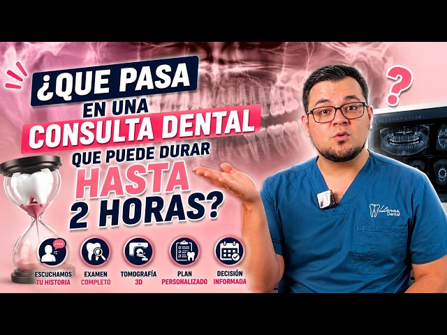 ¿Qué pasa durante una consulta de implantes que puede durar hasta dos horas?
