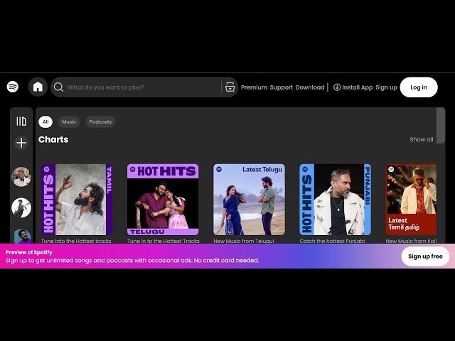 🚀 Spotify Web App | Fully Responsive | HTML, CSS & JavaScript