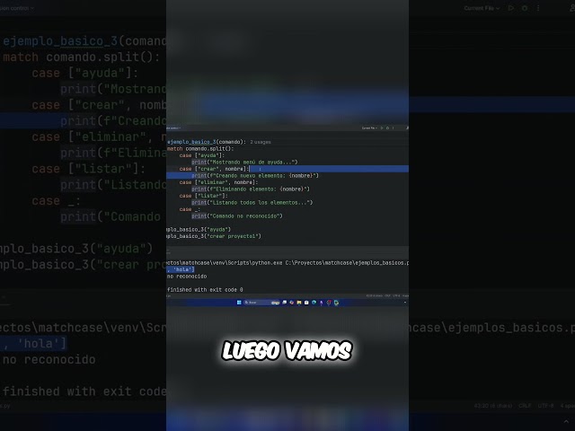 Match Case in Python: Step-by-Step Guide in Spanish