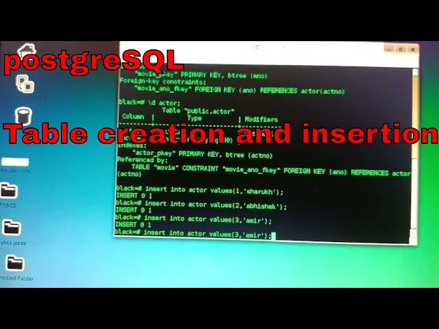 PostgreSQL beginner's tutorial |Creating tables and inserting #postgresql #postgres