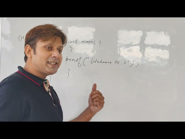 First program in C language 