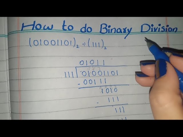 How to do Binary Division |Binary Number ko divide kaise kare