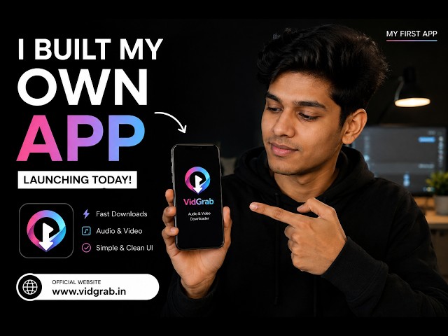 I Made an App That Downloads Audio & Videos! 🤯  | Best Audio & Video Downloader App 2026 | Ads Free!
