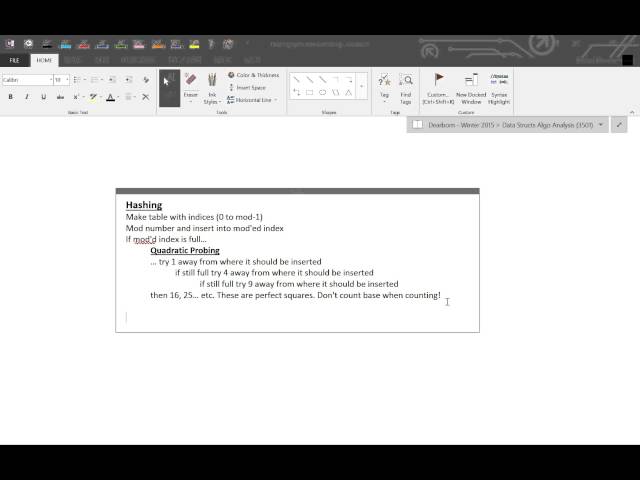Hashing - Part 3: Quadratic Probing