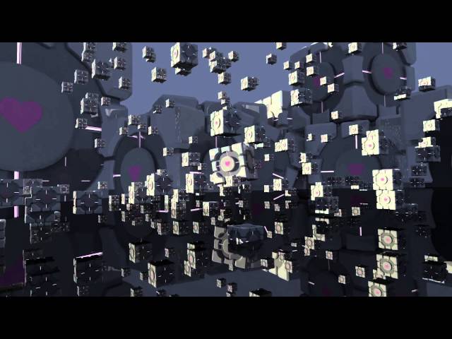 Maya Dynamics - nParticles Instancer - Falling Companion Cubes