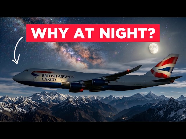 ¿Por qué los aviones de carga NO vuelan durante el día?
