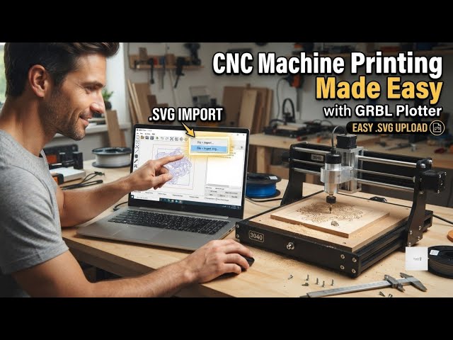 CNC Machine printing easy way