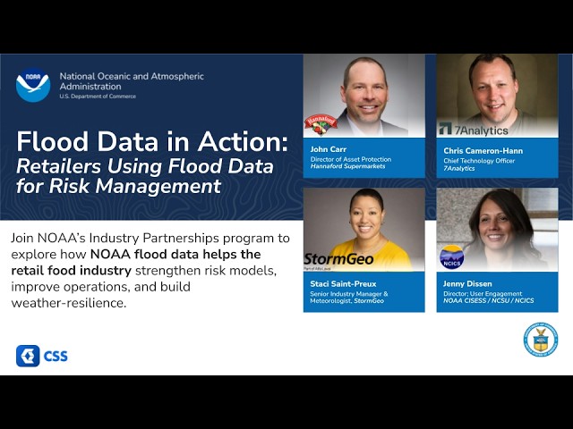 NOAA Industry Partnerships' Flood Data in Action: Retailers Using Flood Data for Risk Management